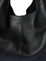 Knot Leather Shoulder Bag Black
