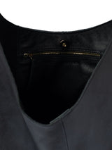 Knot Leather Shoulder Bag Black