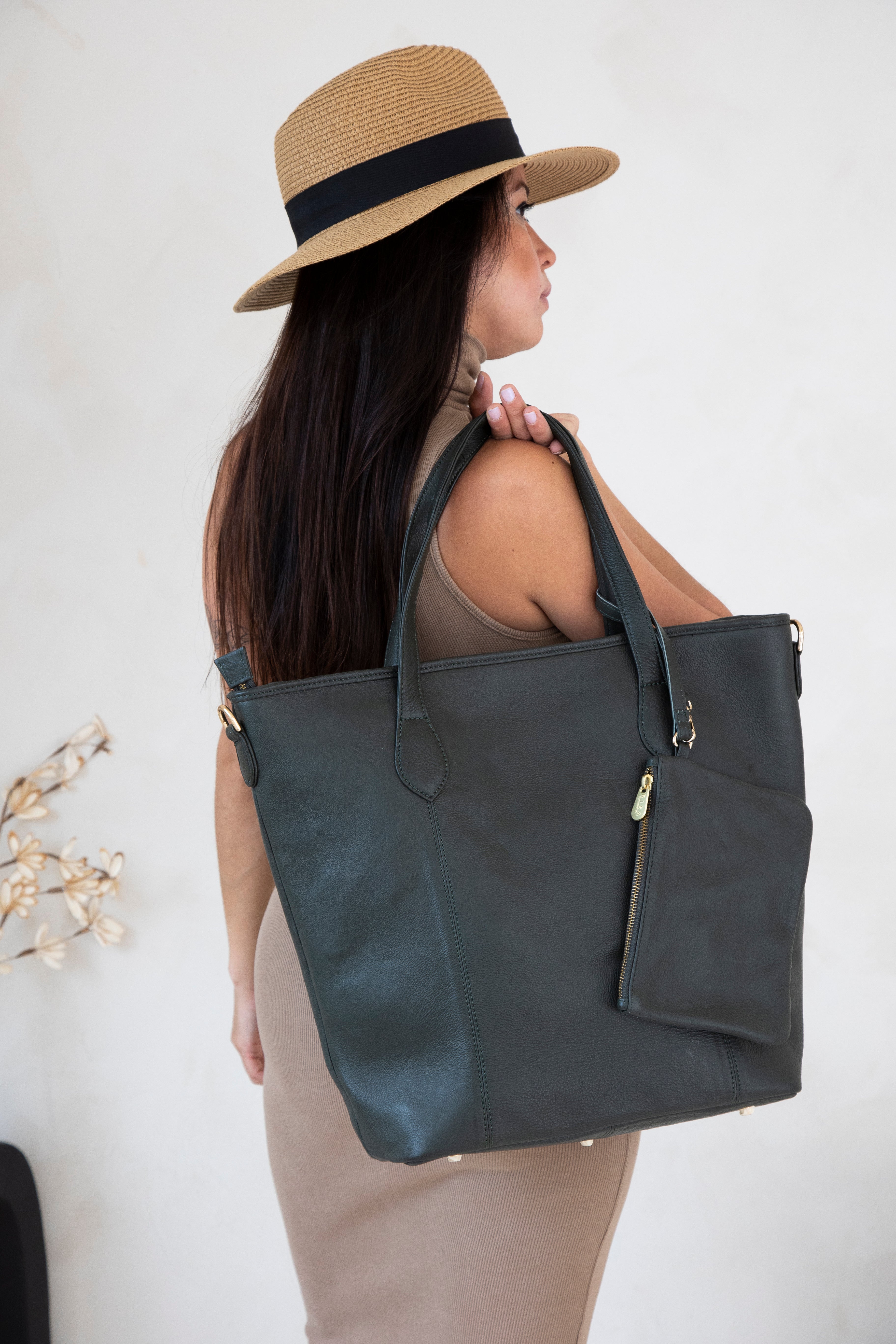 Marie Everyday Tote Hunter Green