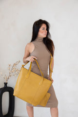 Marie Everyday Tote (Mustard)