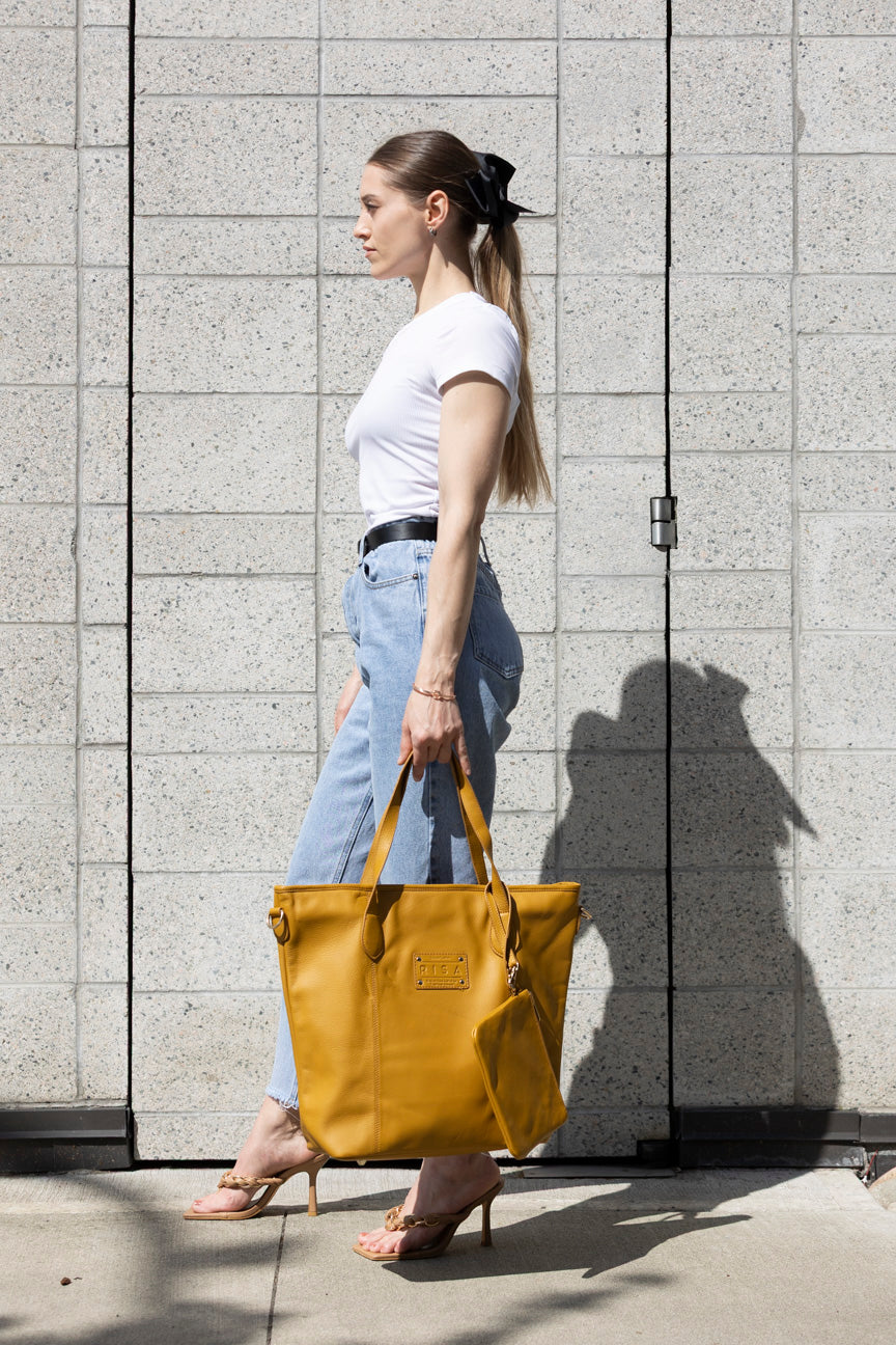 Marie Everyday Tote Mustard