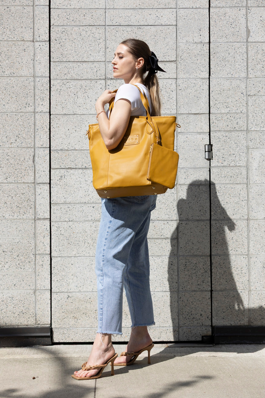 Marie Everyday Tote Mustard