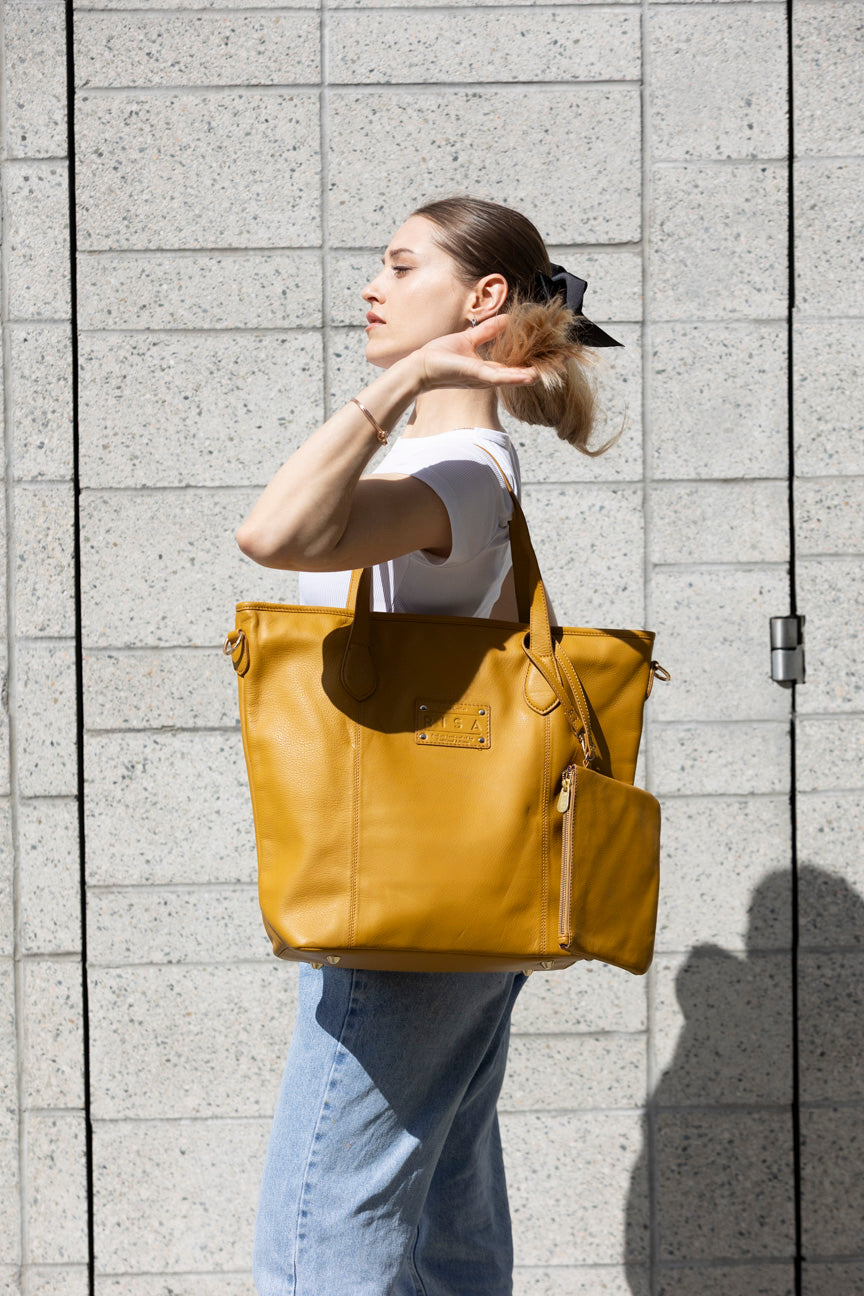 Marie Everyday Tote Mustard