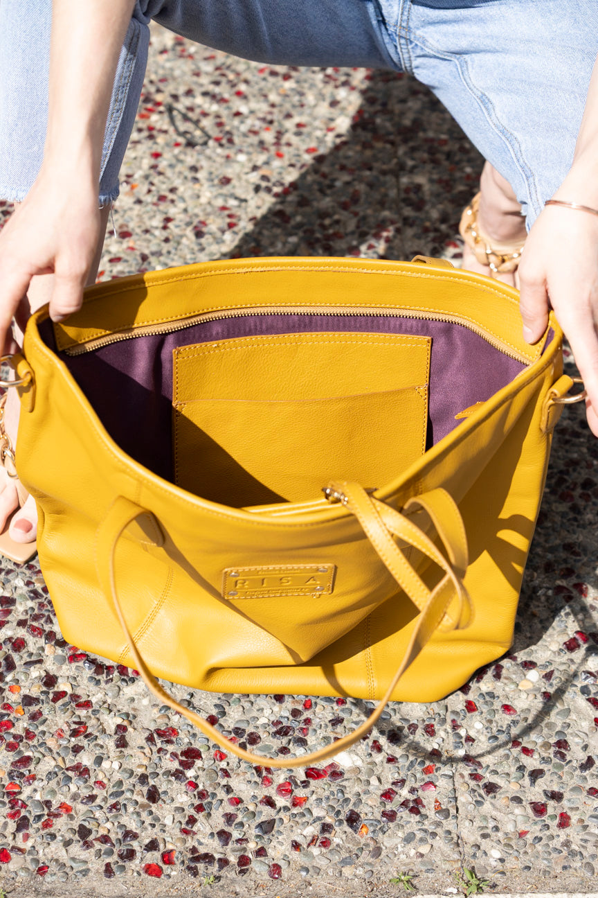 Marie Everyday Tote Mustard