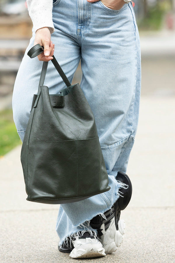 Pocket Tote Hunter Green