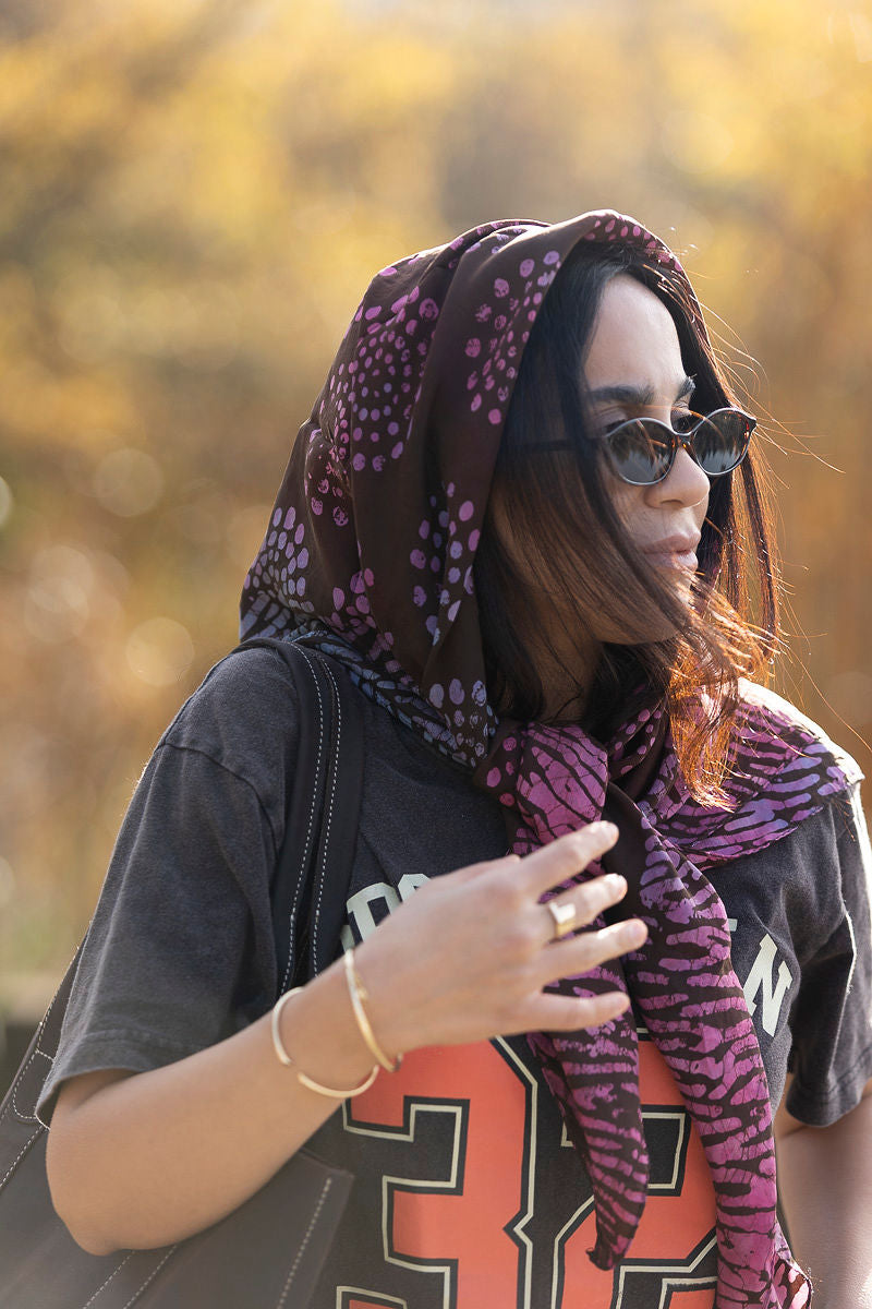 Sea Urchin Silk Scarve