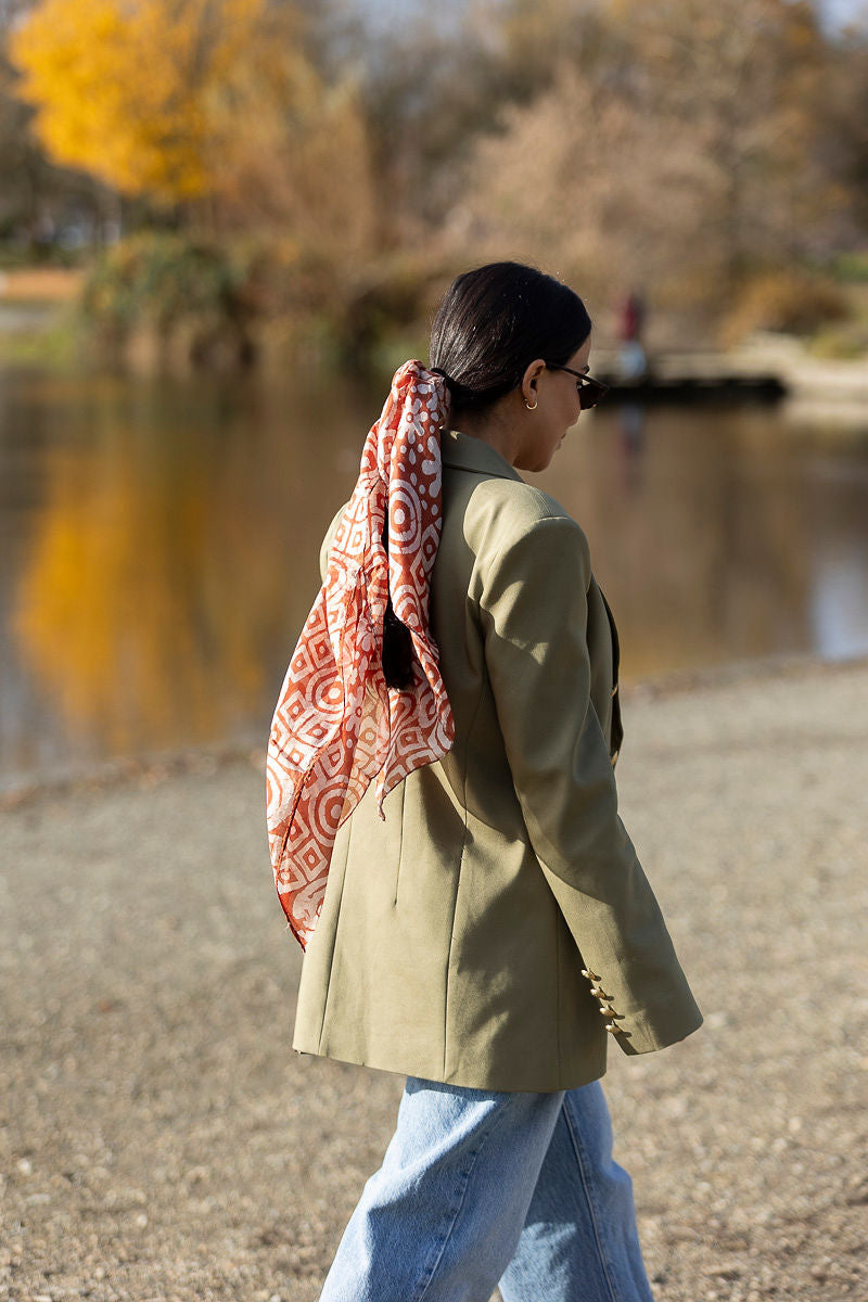 Star Fish Silk Scarve