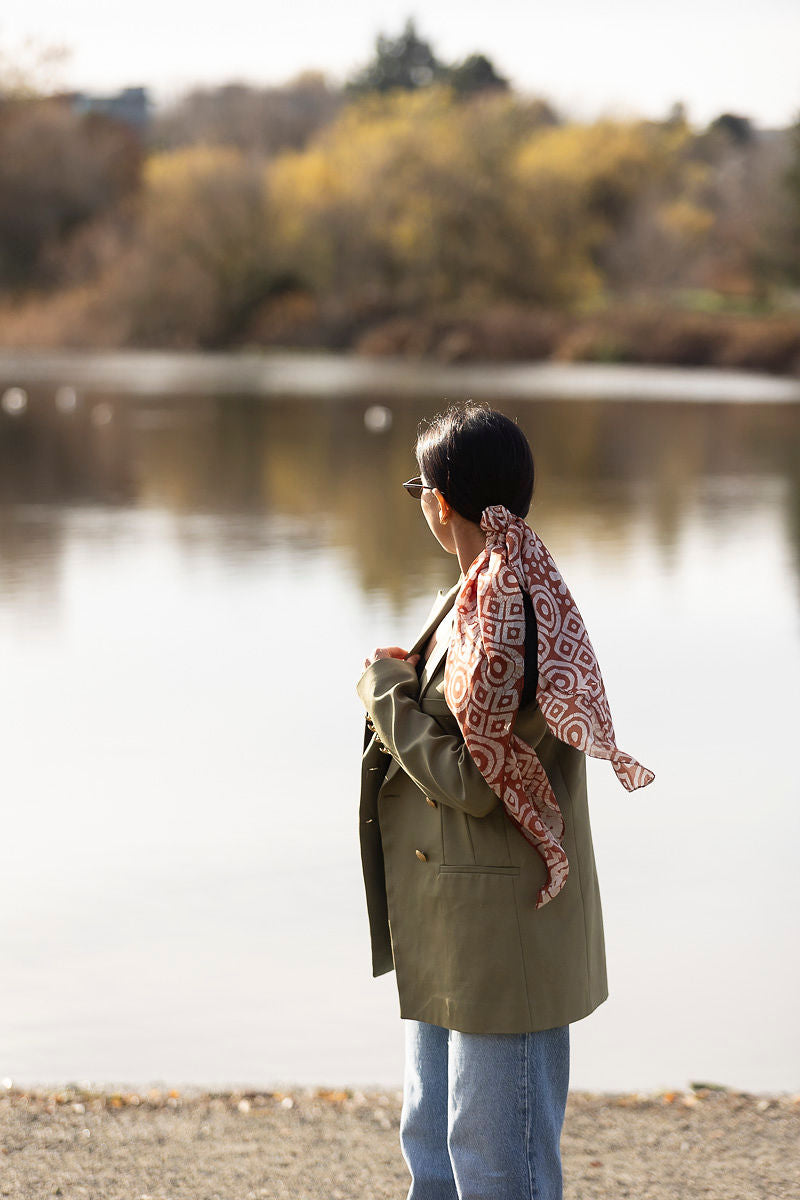 Star Fish Silk Scarve