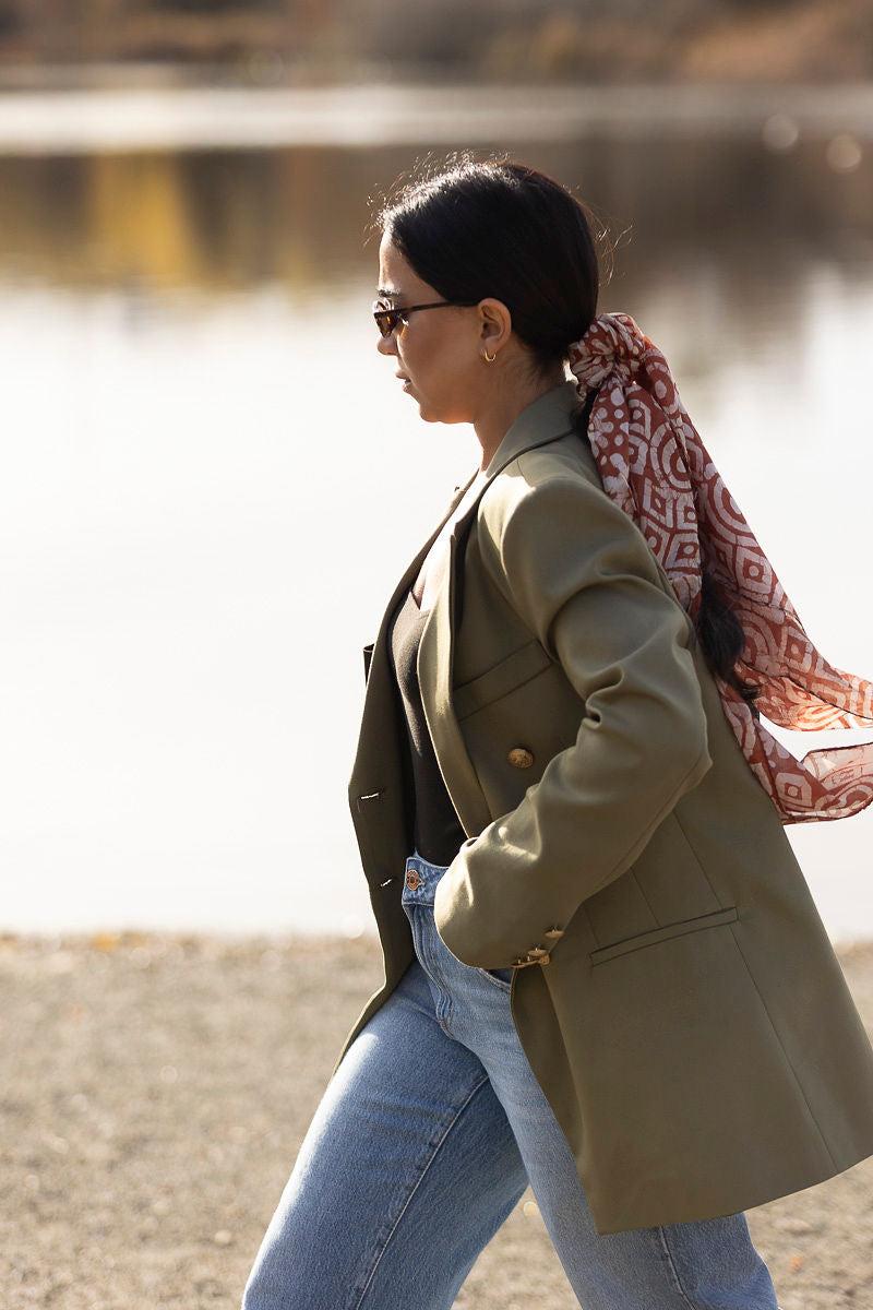 Star Fish Silk Scarve