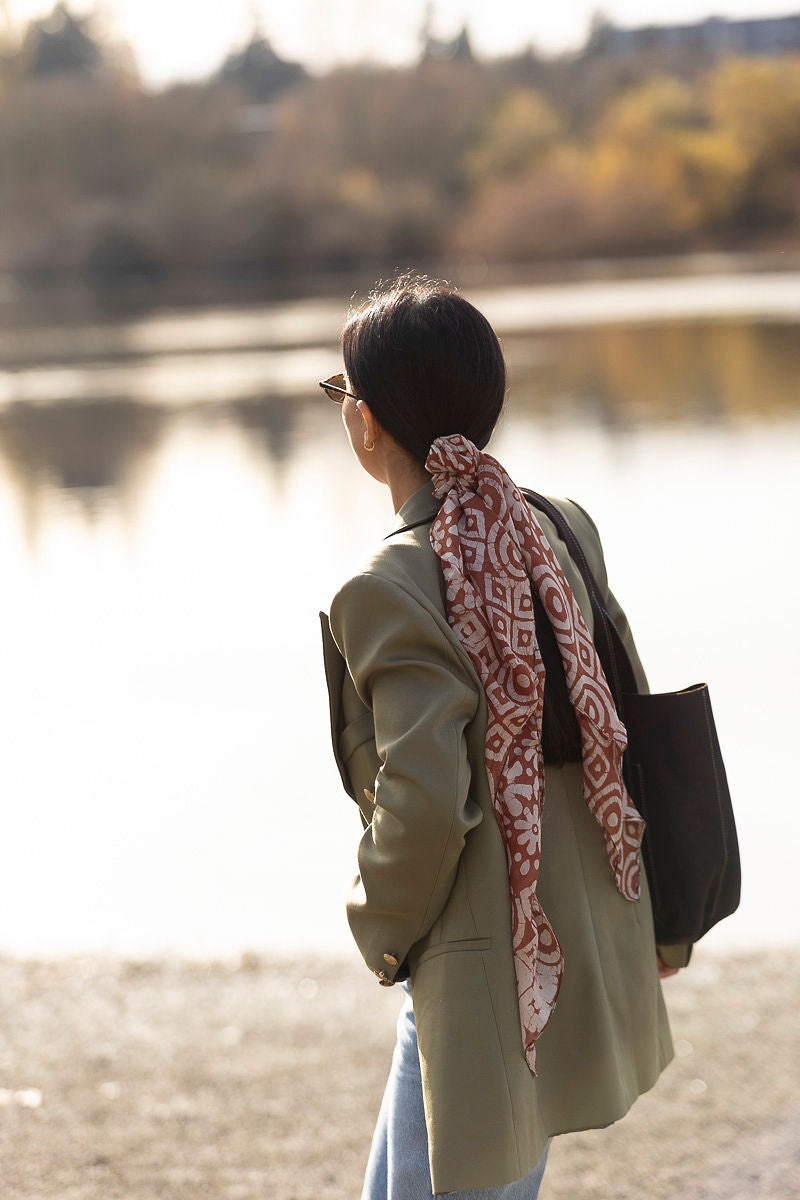 Star Fish Silk Scarve