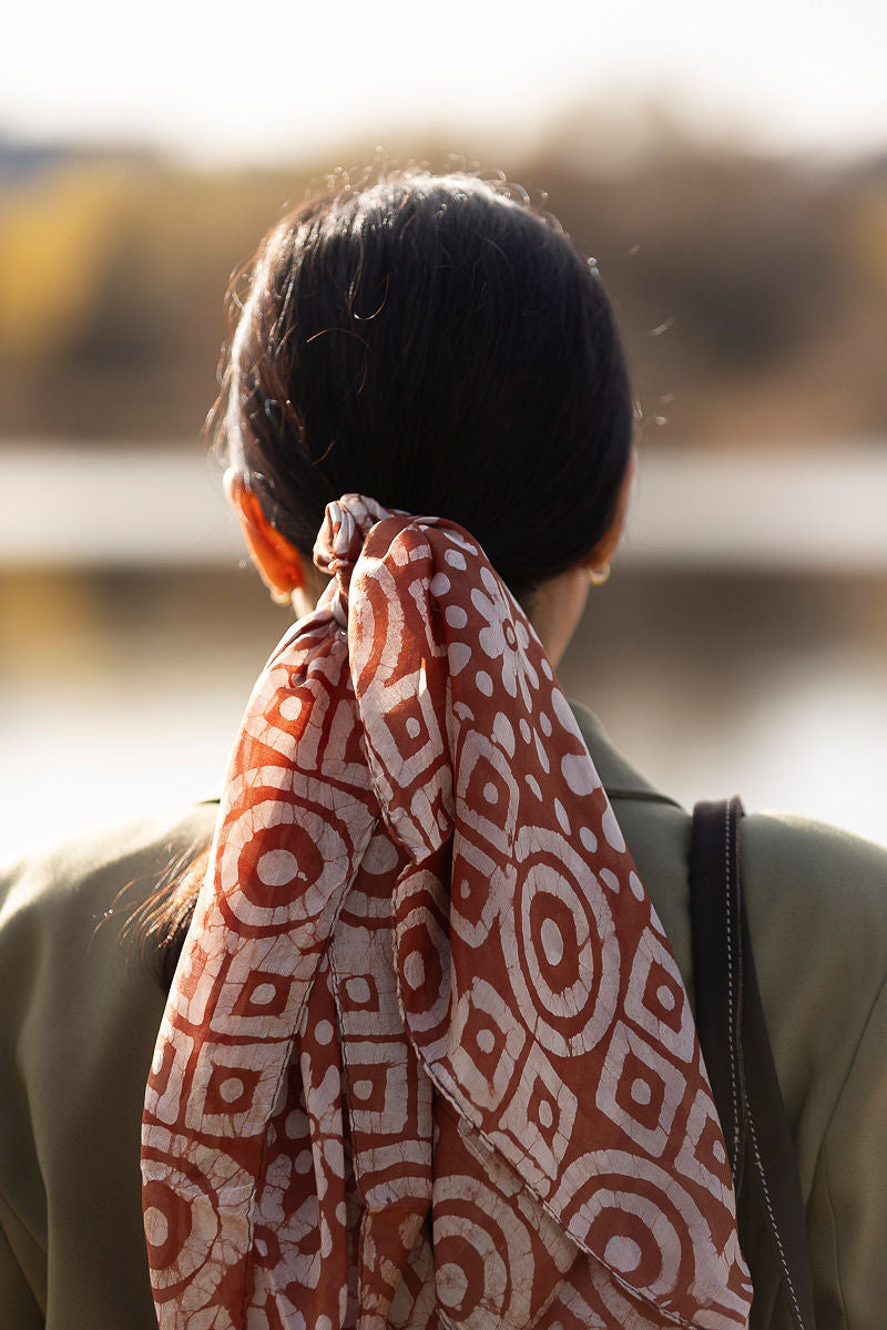 Star Fish Silk Scarve