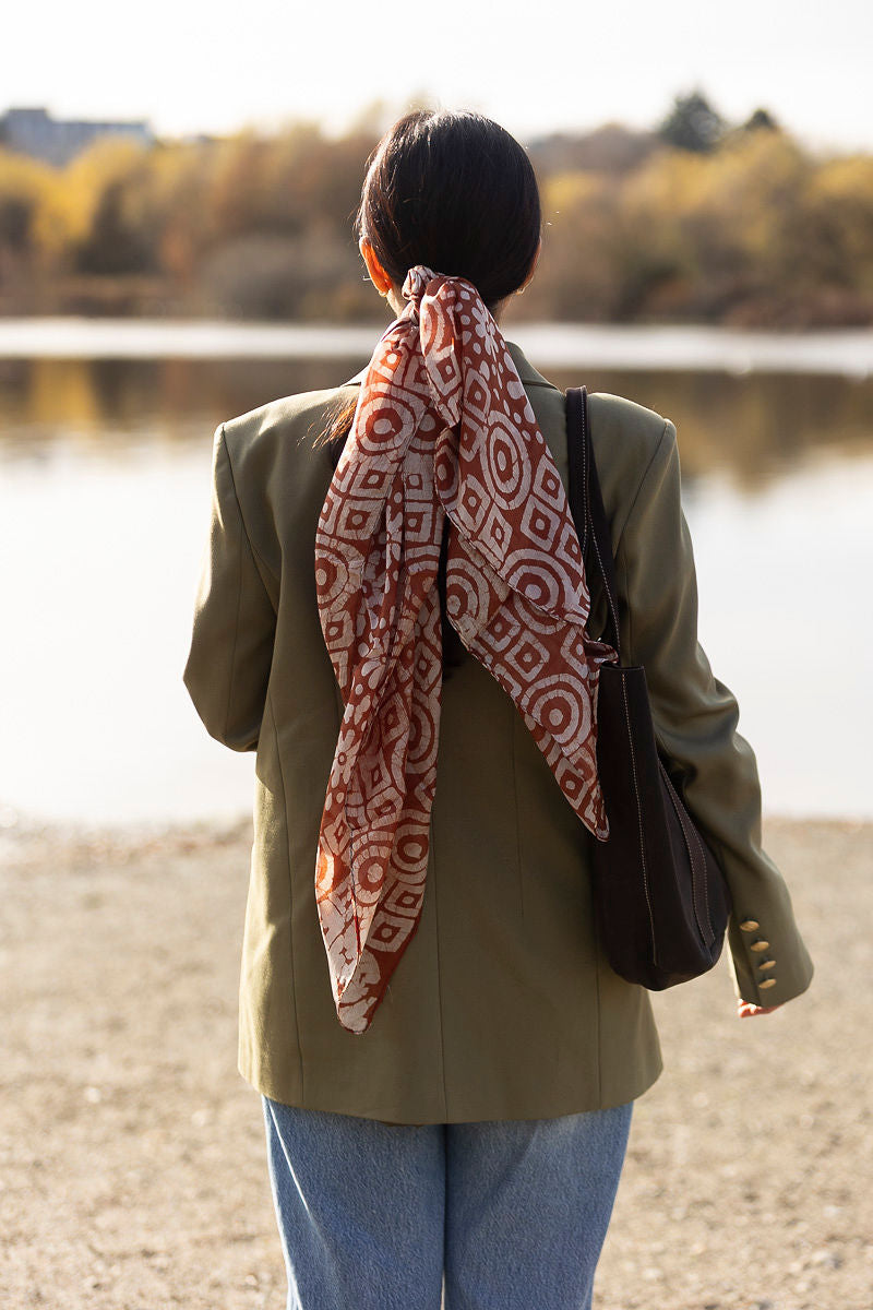 Star Fish Silk Scarve