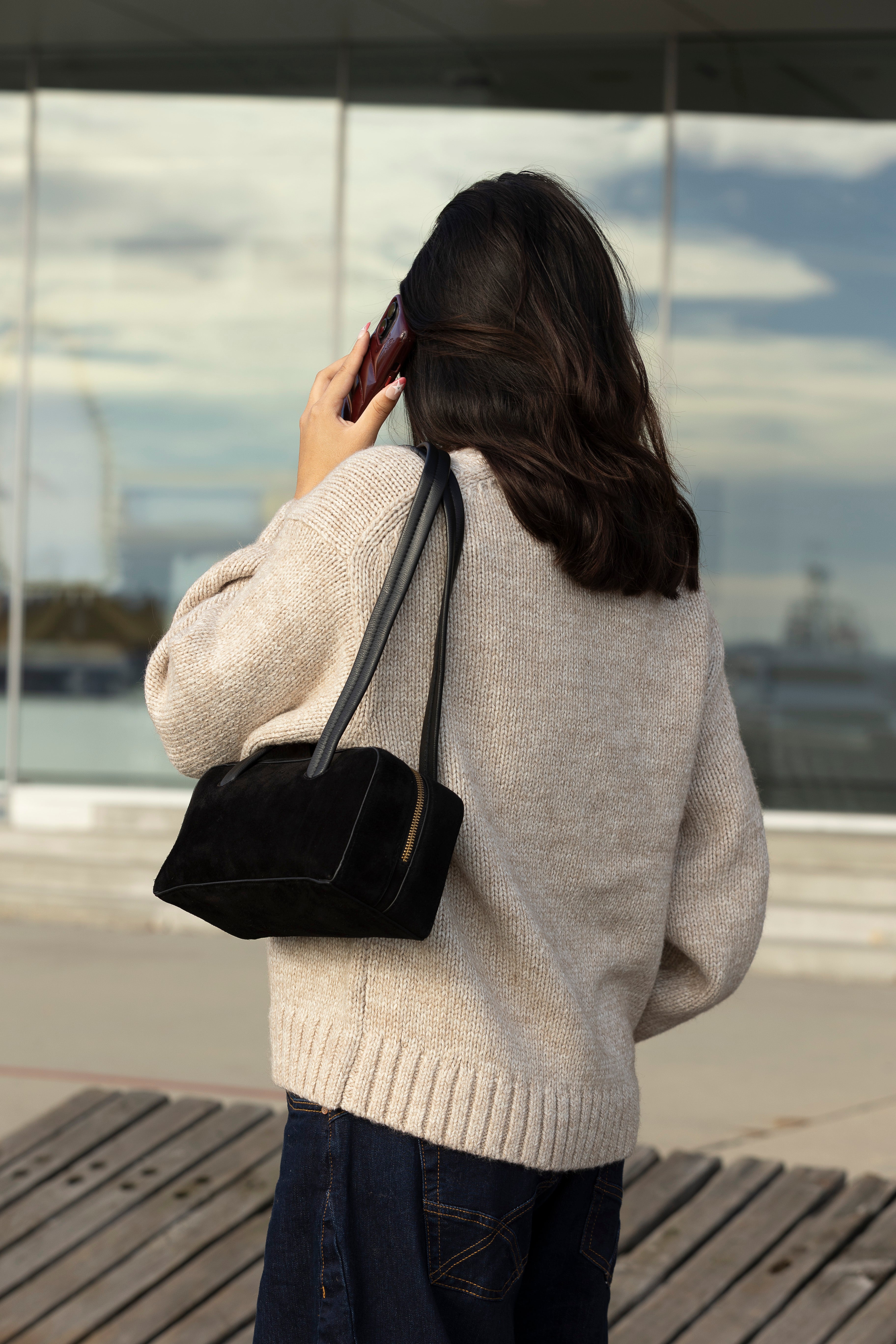 LILIE BOWLER BAG BLACK