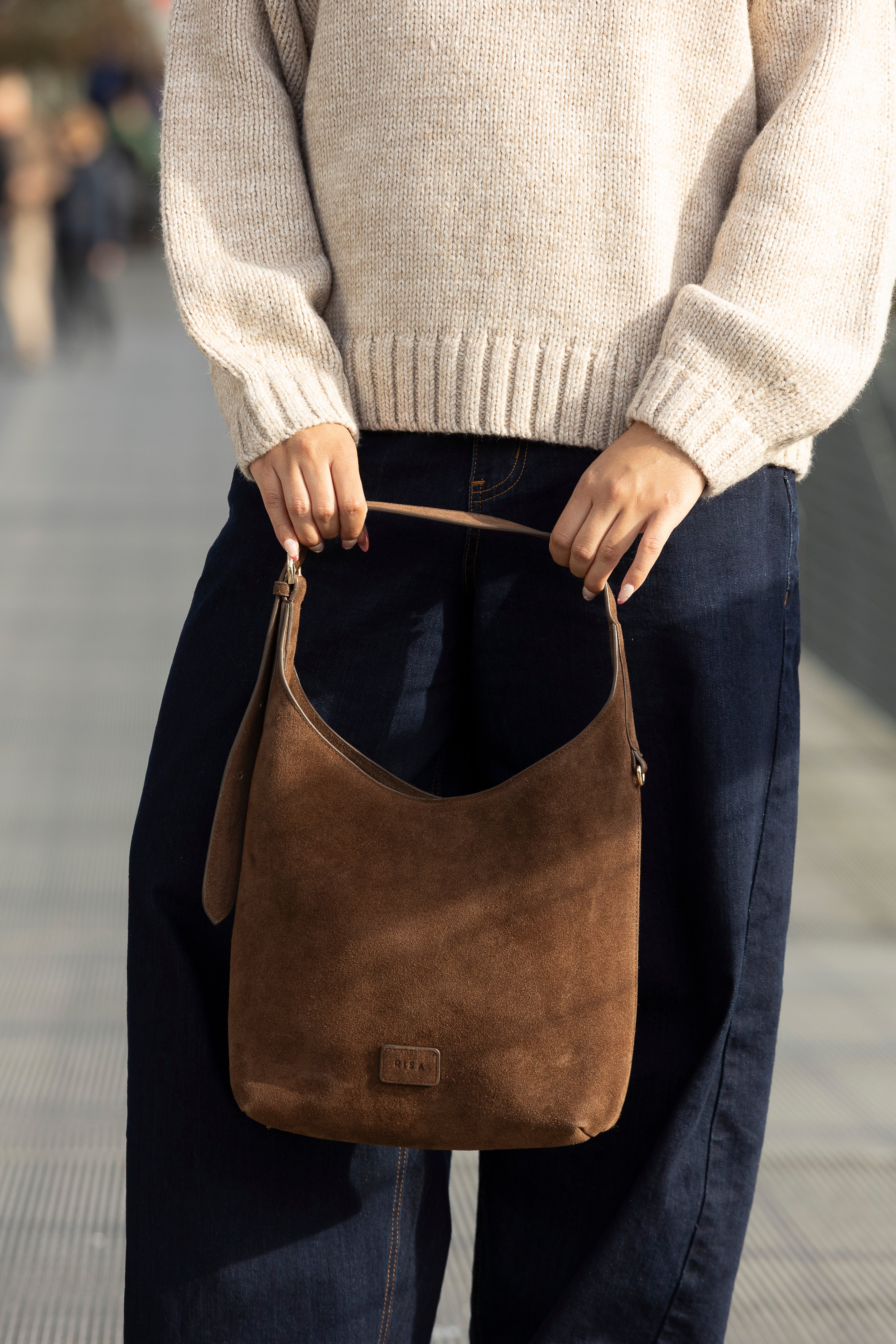 Claude Shoulder Bag-Chocolate Brown