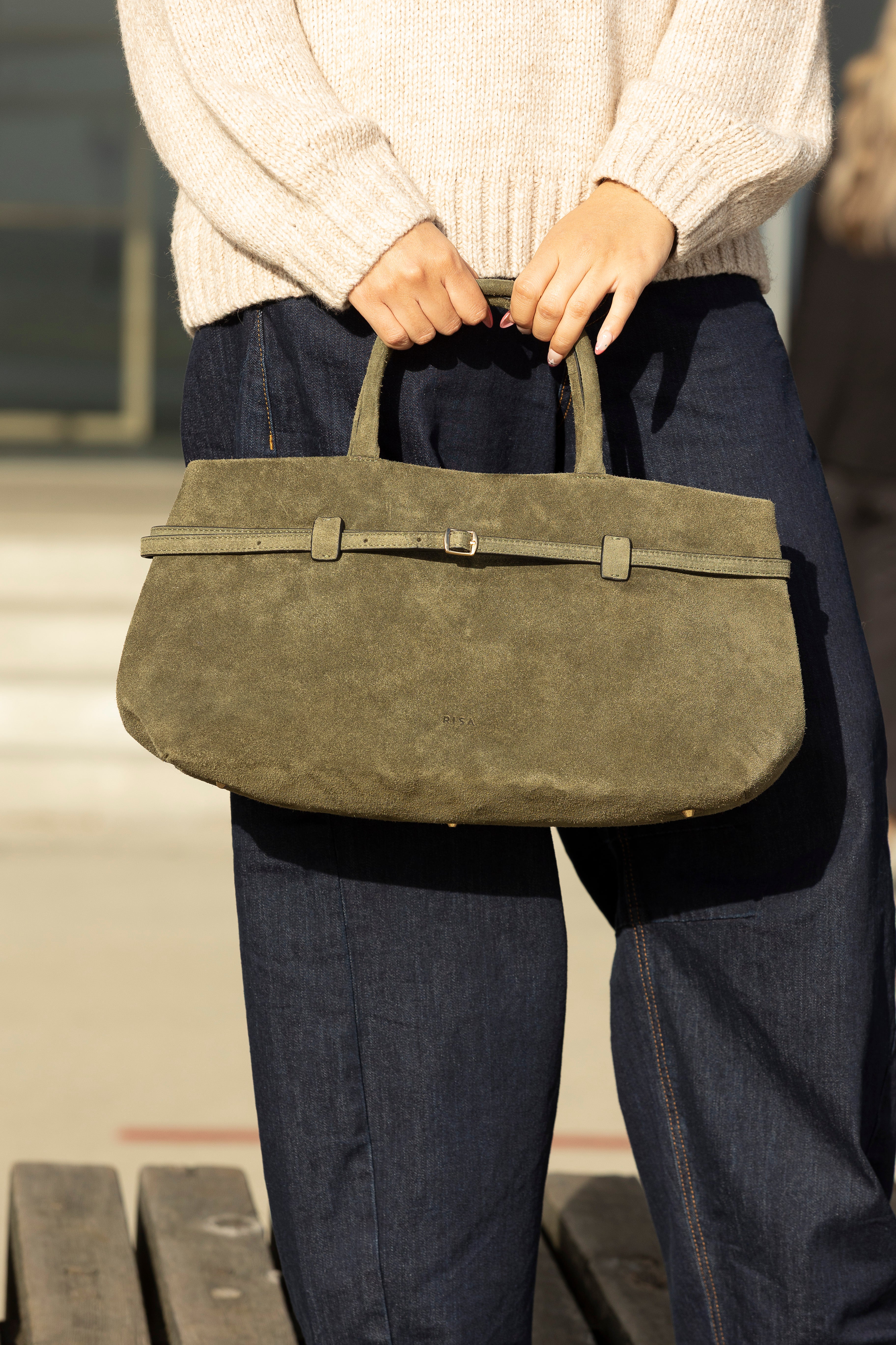 MONROE CLASSIC HANDBAG OLIVE