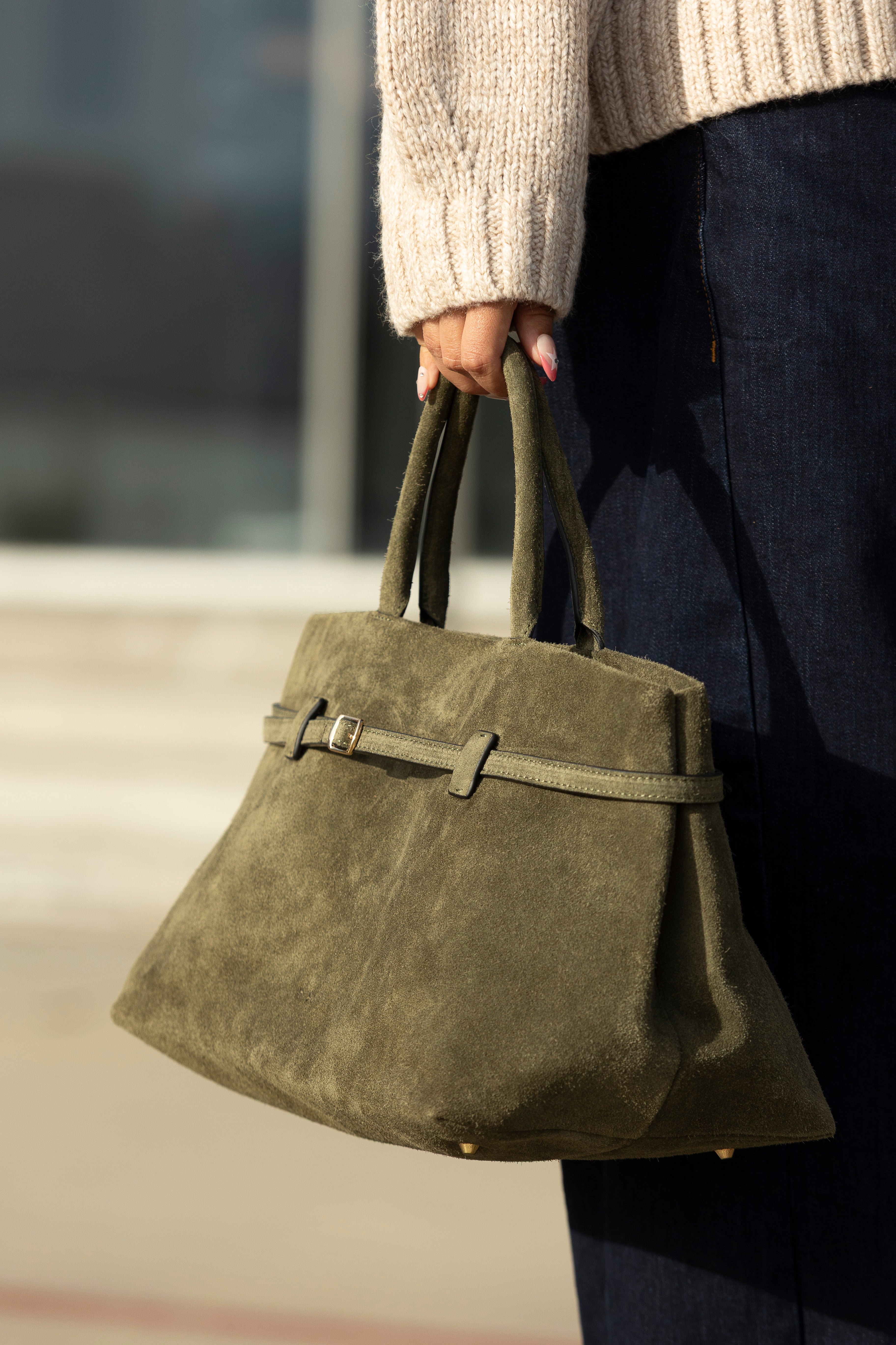 MONROE CLASSIC HANDBAG OLIVE