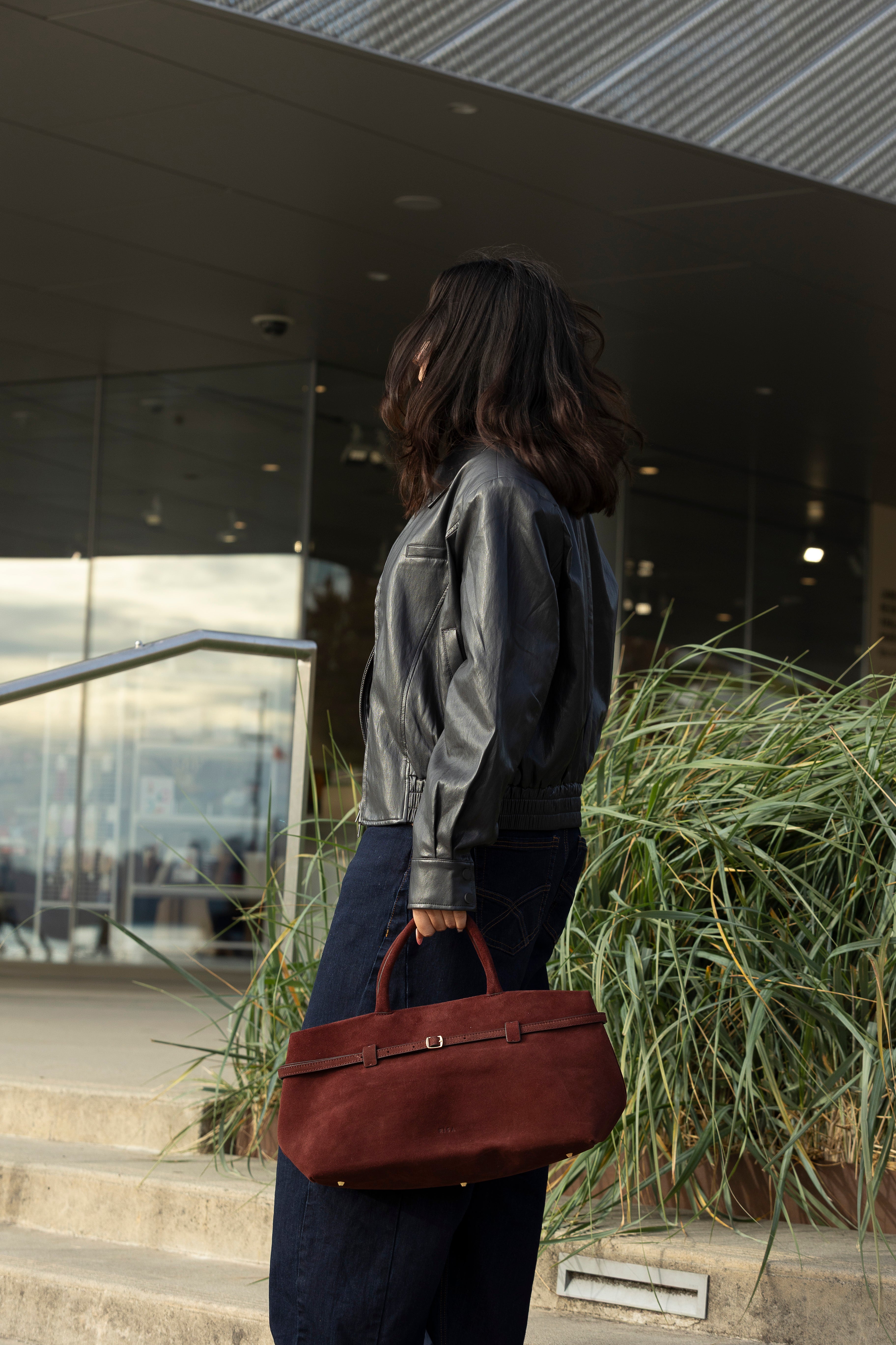 MONROE CLASSIC HANDBAG MAROON