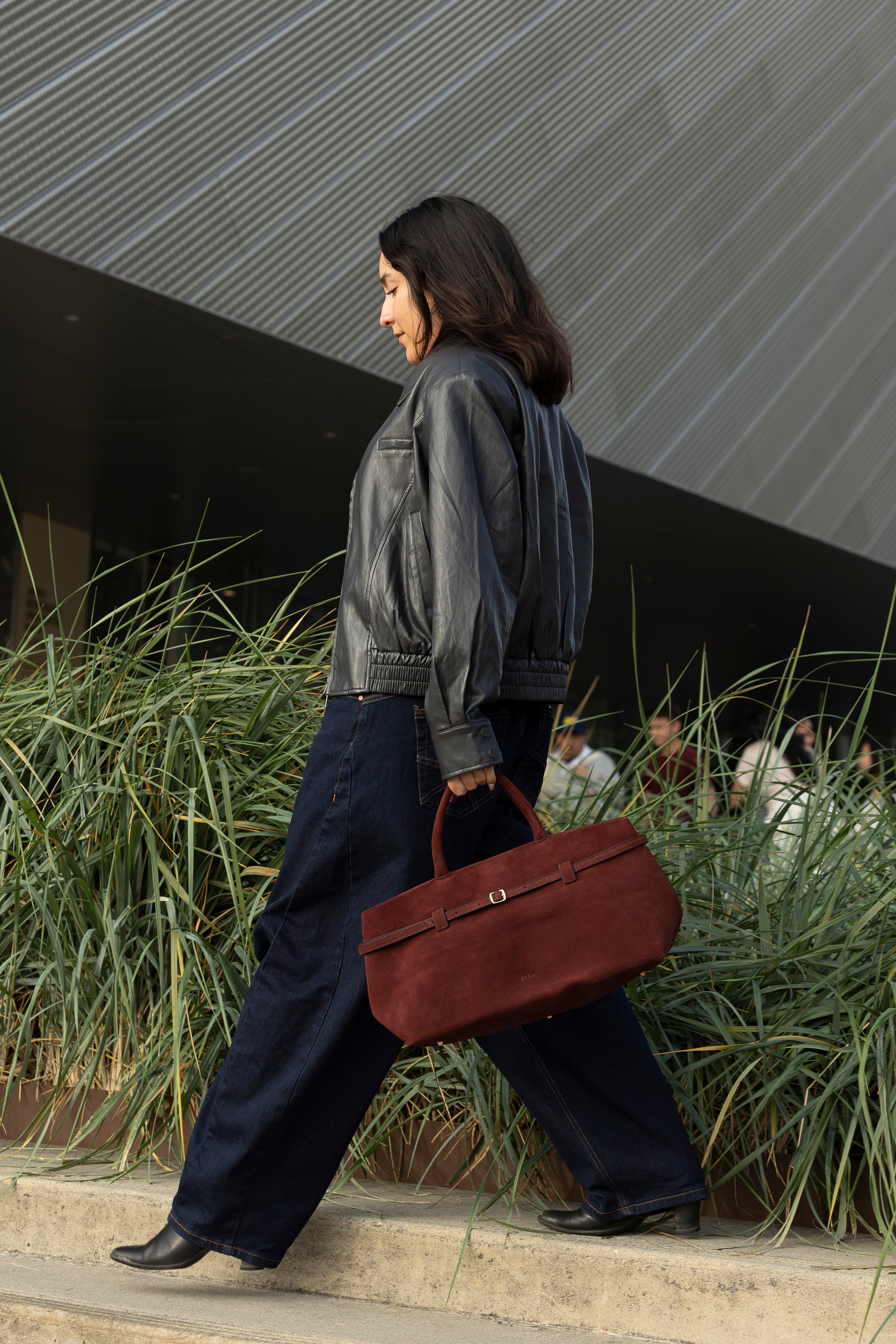 MONROE CLASSIC HANDBAG MAROON