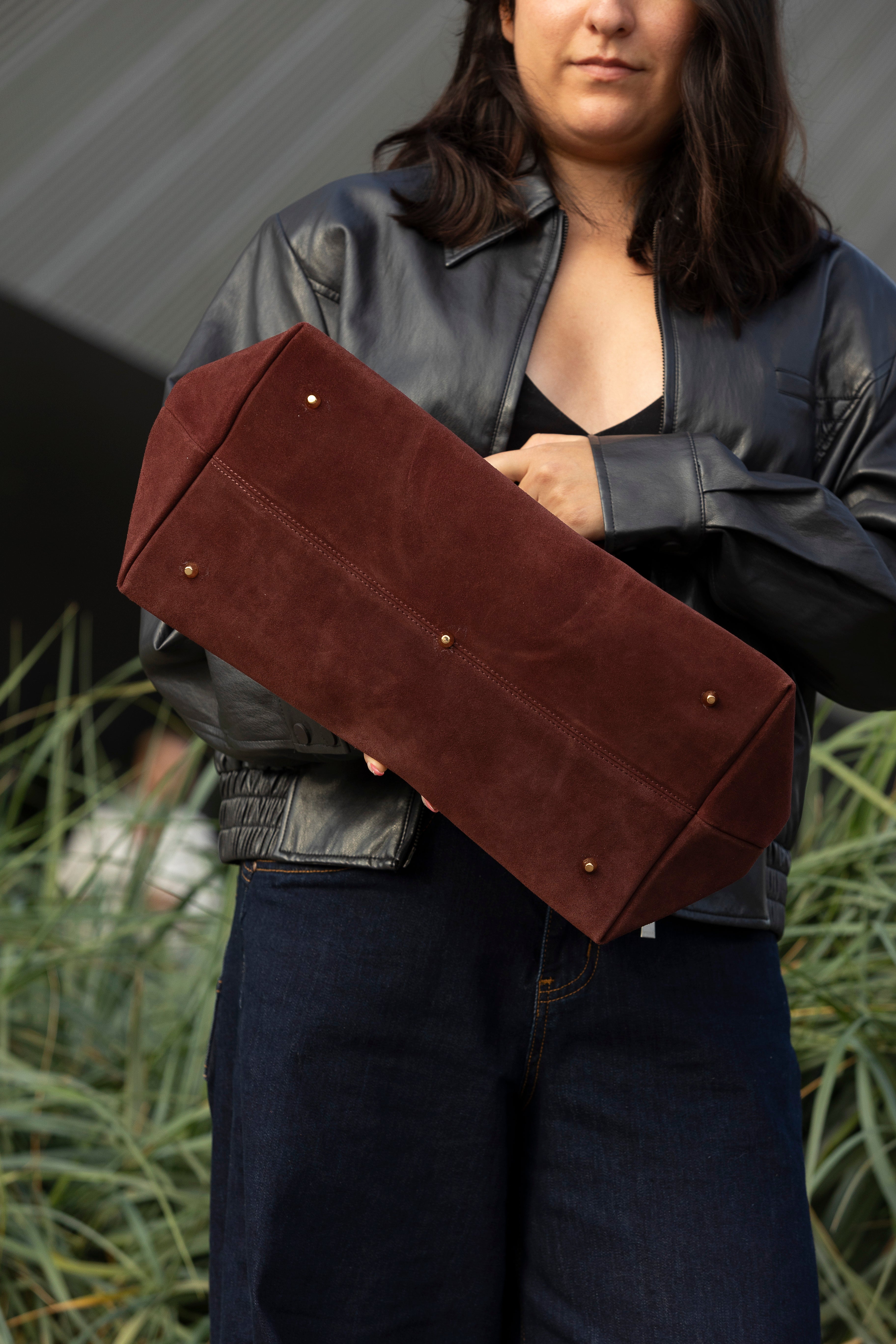 MONROE CLASSIC HANDBAG MAROON
