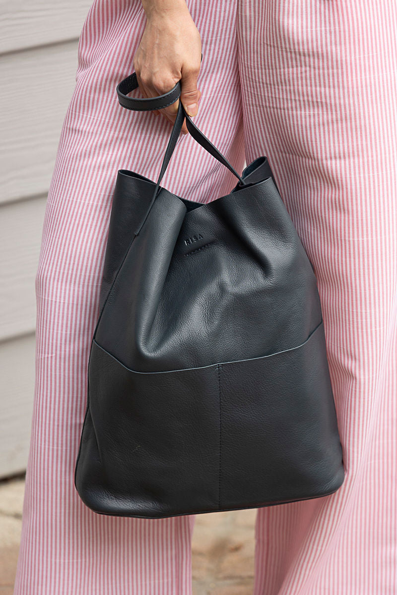 Lila Pocket Tote Moonlight Blue