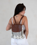 Jacquard Backpack Indian Ikhat Print