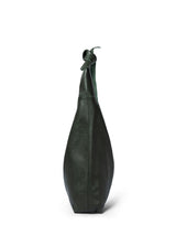 Knot Leather Shoulder Bag (Hunter Green)