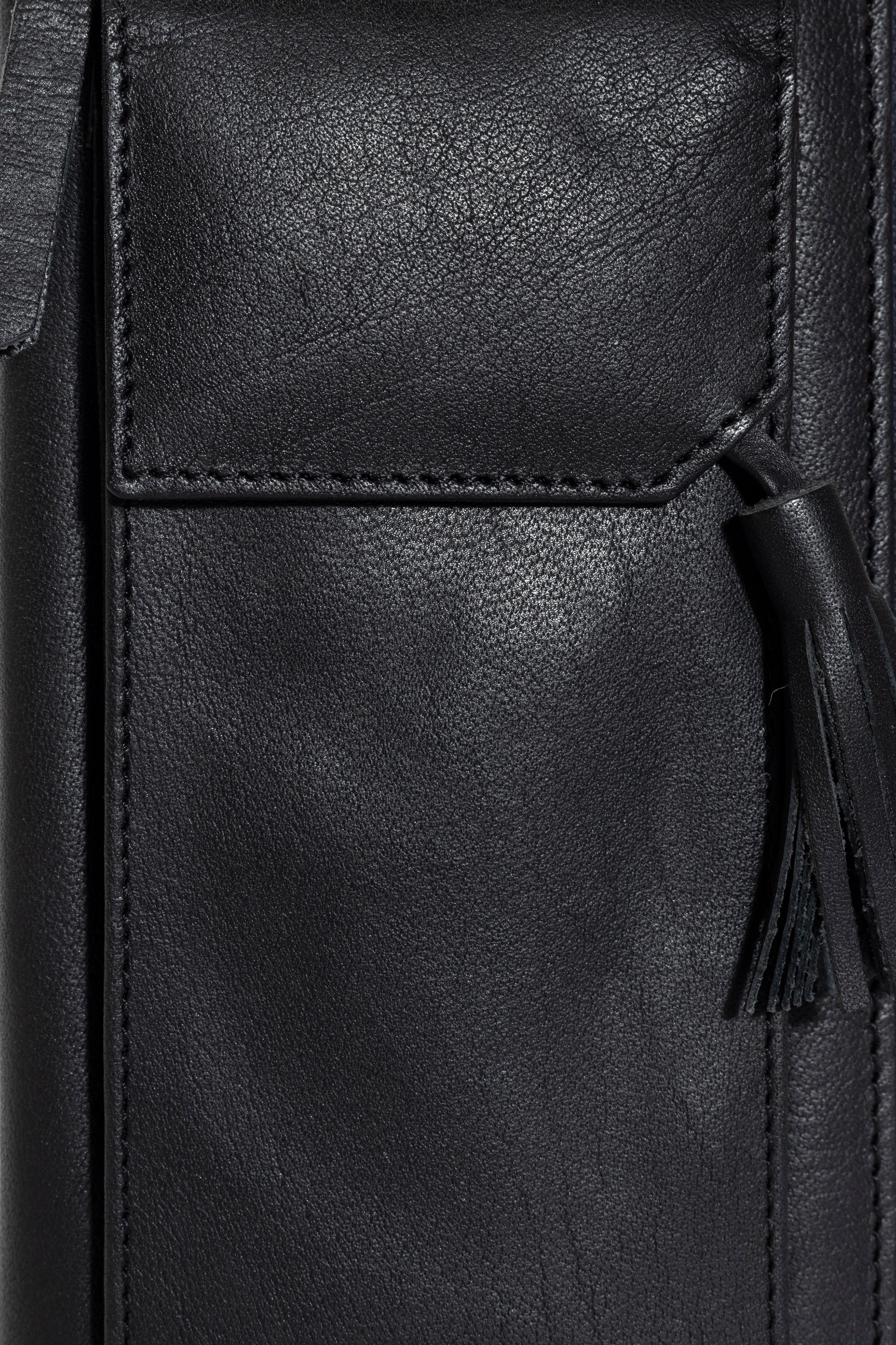 Three Fold Wallet Crossbody Black